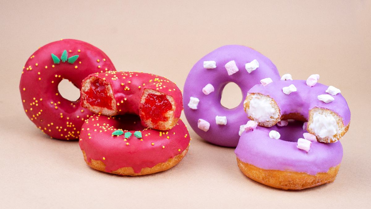 Фото Ассорти Премиальных Творожных Пончиков #1